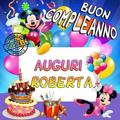 Buon Compleanno Roberta